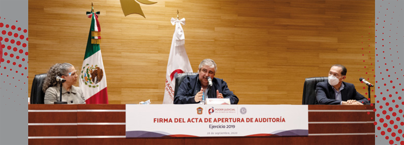 Firmó PJEdomex Acta de Apertura de Auditoría 2019